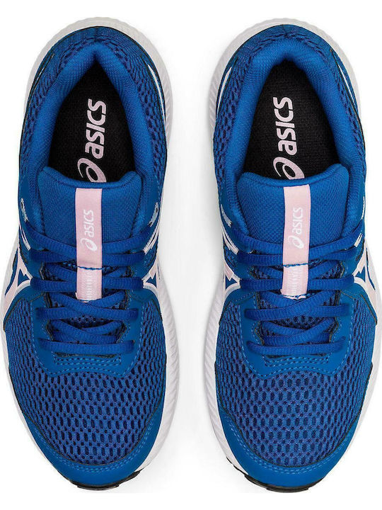 Contend 7 Gs Kids Sports Shoes Running with Laces Blue