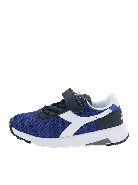 Evo Run Ps Αθλητικά Παιδικά Παπούτσια Running με Σκρατς Μπλε