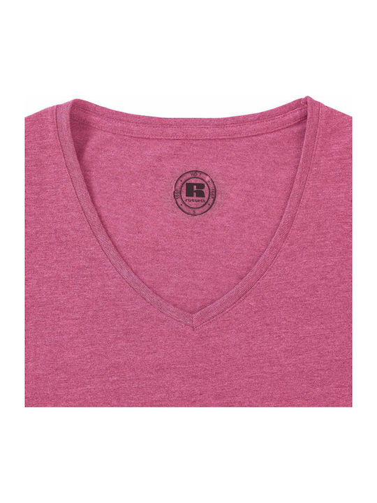 Russell Europe HD Werbe-T-Shirt Pink Marl