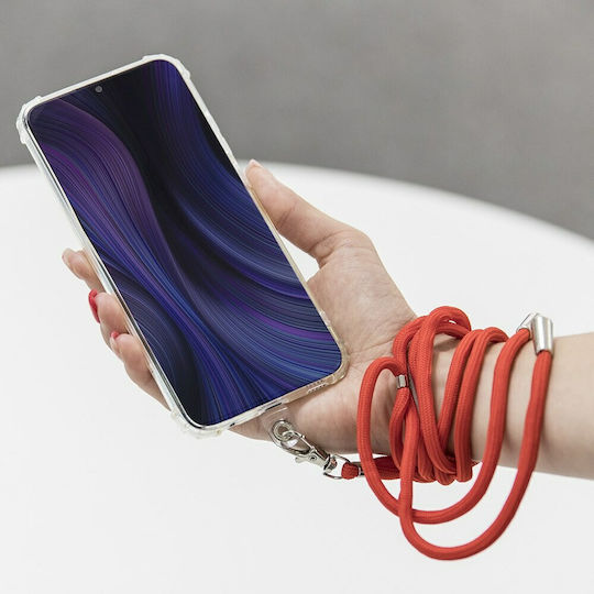 TelForceOne Universal Lanyard Neck Strap for Mobile Phones Red