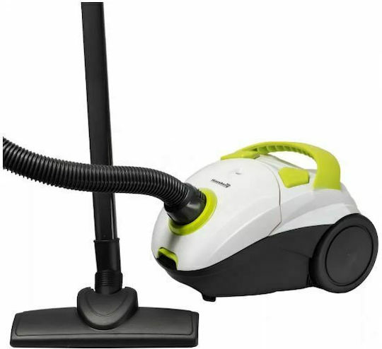 Hausberg HB-2080 VR Ηλεκτρική Σκούπα 700W με Σακούλα 1.5lt Λευκή