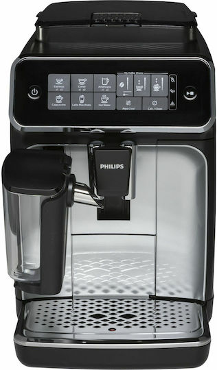 Philips Серия 3200 Автоматична Еспресо Кафемашина 1500W Налягане 15bar за Капучино с Мелачка Черна EP3246/70