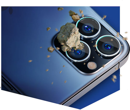 3MK Lens Protection Pro Προστασία Κάμερας Tempered Glass Ασημί για το iPhone 12 Pro