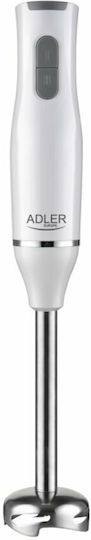Adler Ραβδομπλέντερ με Ανοξείδωτη Ράβδο 800W Λευκό