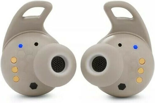 JBL Reflect Flow Pro+ In ear Bluetooth хендсфри Слушалки с Устойчивост на Пот и Кутийка за Зареждане Бял