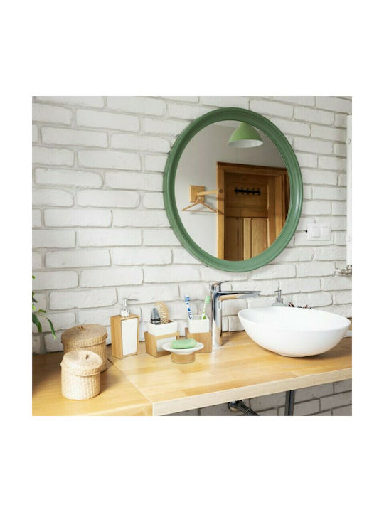 Relaxdays Badezimmer-Accessoire-Set Bamboo Weiß 4Stück Relaxdays Badezimmer-Accessoire-Set Bamboo Weiß 4Stück