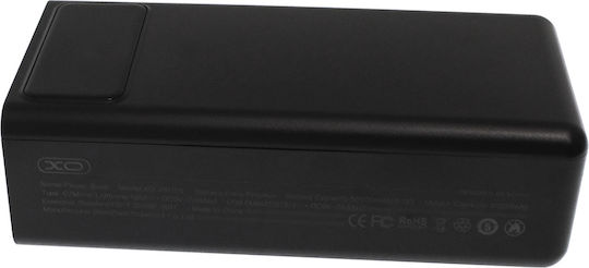 XO PR125 Power Bank 50000mAh with 4 USB-A Ports and 2 USB-C Ports Black