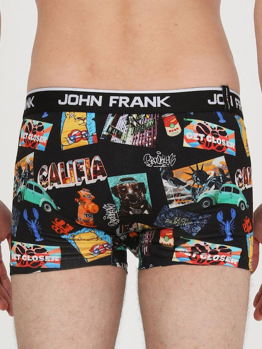 John Frank Mural Men's Boxer Multicolour with Patterns