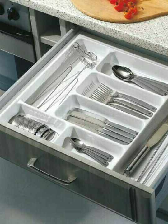 Agoform Drawer Cutlery Tray Plastic 30x48x6cm White