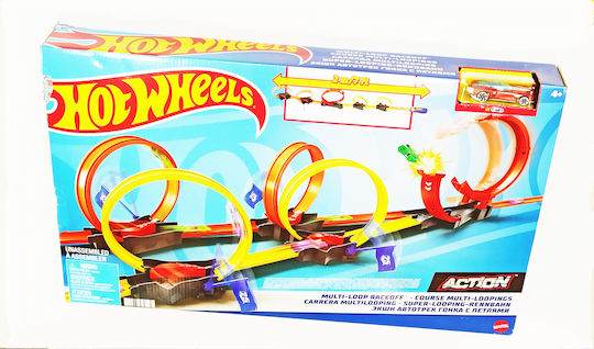 Hot Wheels Multi Loop Raceoff Strecke für 4+ Jahre