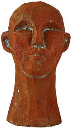 Villa Collection Dekorative Statuetten aus Beton 8.5x8.5x15cm 3Stück