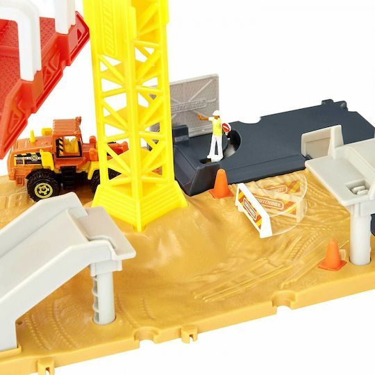 Mattel Matchbox Garaj Șantier De Construcții Scară 1:64 Pentru 3+ Ani