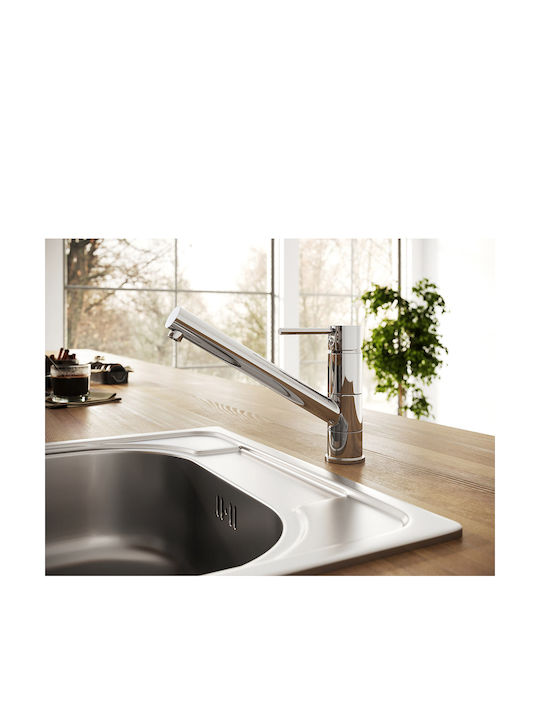 Ferro Fiesta Kitchen Faucet Counter Silver