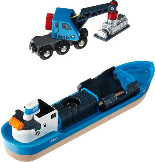 Brio Toys Macara De Marfă Bărcuță Pentru 3+ Ani