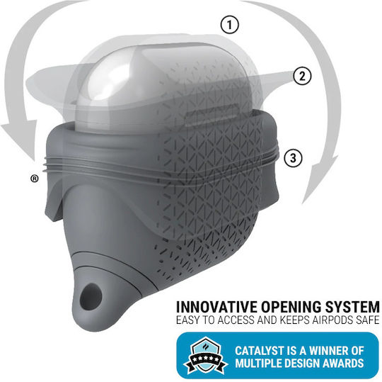 Catalyst Vibe Silicone Case with Keychain Gray for Apple AirPods 3