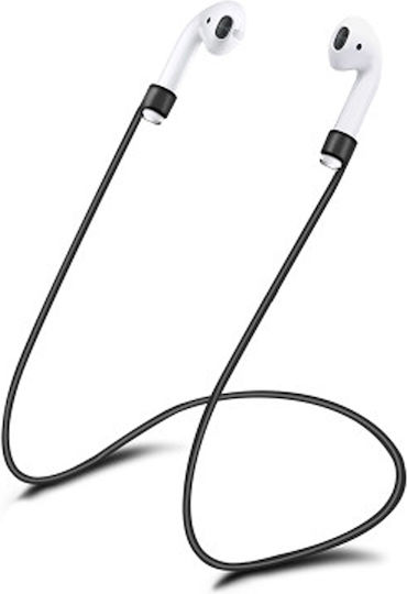 Anti-Lost Strap in Black color for Apple AirPods 1 / AirPods 2