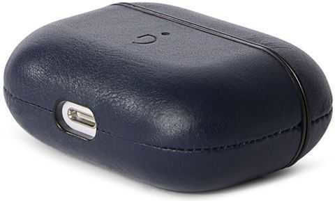 Decoded Aircase Θήκη Δερμάτινη σε Navy Μπλε χρώμα για Apple AirPods 3