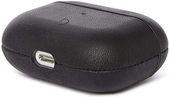 Decoded Leather Aircase Калъф в Черен цвят за Apple AirPods 3