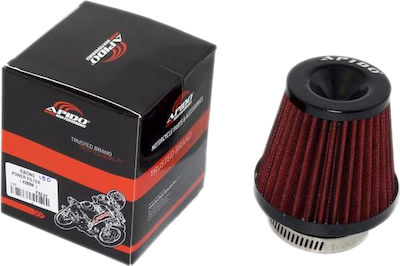 Apido Motorrad-Filter Νο180 Φ55 Konisch Schwarz/Rot