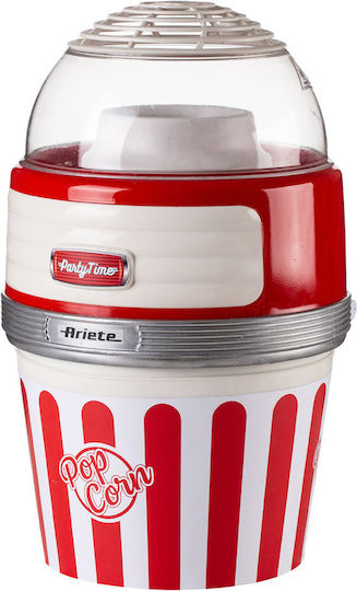 Ariete Pop Corn XL Party TIme Popcorn Maker Hot Air 1100W Red