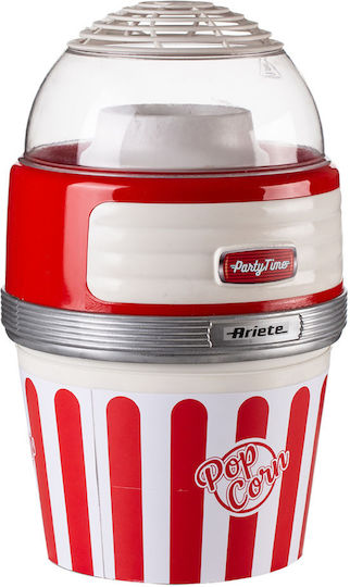 Ariete Pop Corn XL Party TIme Popcorn Maker Hot Air 1100W Red