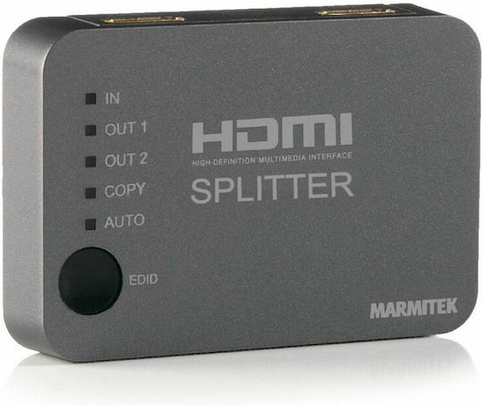 Marmitek Split 312 UHD 3D 1 είσοδος/2 έξοδοι HDMI Splitter 8255