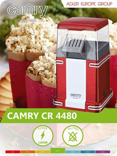 Camry CR-4480 Popcorn Maker Hot Air 1200W