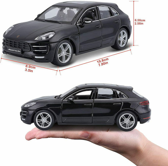 Bburago Auto Porsche 918 Macan - Schwarz 1:24 für 3+ Jahre