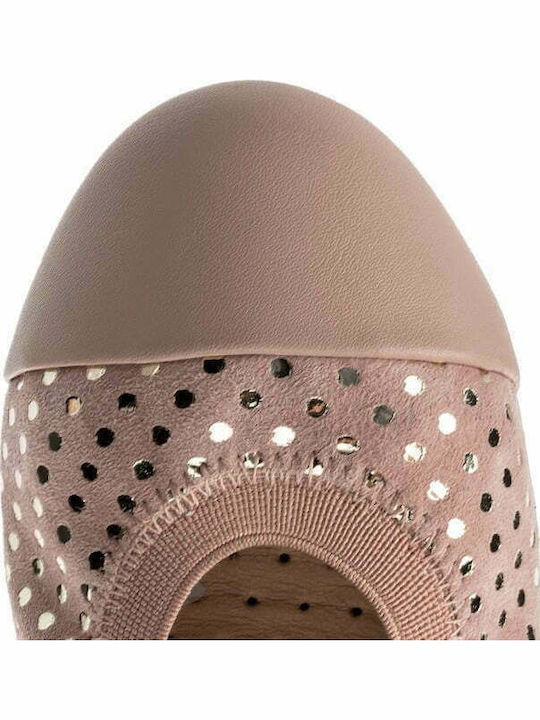 Παιδικές Μπαλαρίνες Anatomisch Einfach Leder Rosa Piuma