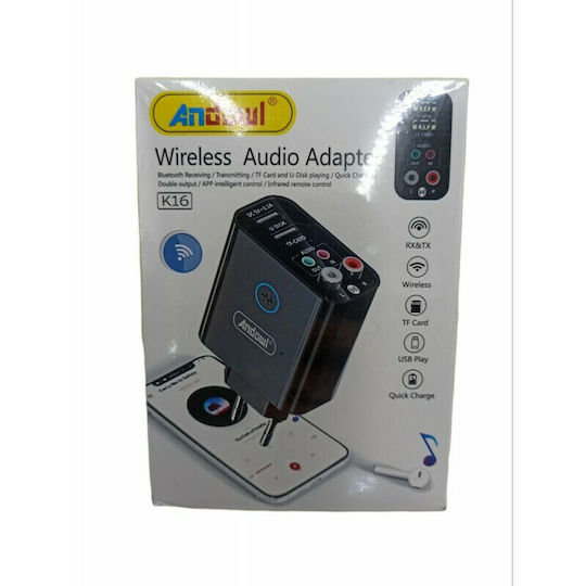 Andowl v5 Bluetooth 5 Receiver Transmitter with USB Output Port