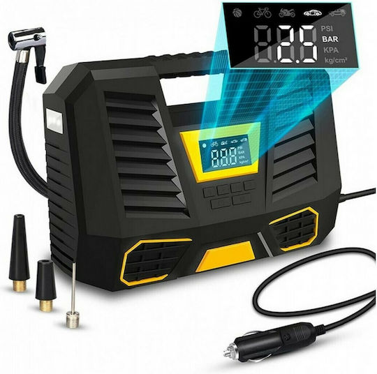 Carsun Τρόμπα Αυτοκινήτου C1808-2 150PSI με Καλώδιο Αναπτήρα 12V
