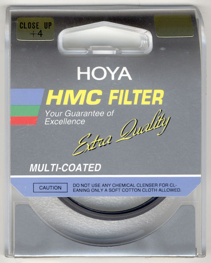 Hoya Close Up +4 HMC 55mm Αντάπτορας Φίλτρου Φακού