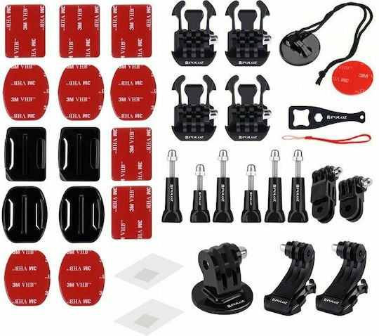 Puluz 45 in 1 Ultimate Combo Kit Σετ Αξεσουάρ για Action Camera