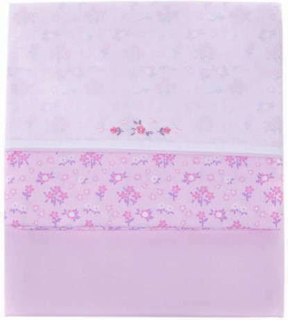 Laura Ashley Sweet Бебешка кувертюра Двустранен Памук Лилав 100x140см