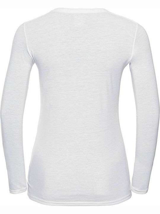 Russell Europe HD Women's Long Sleeve Promotional Blouse White