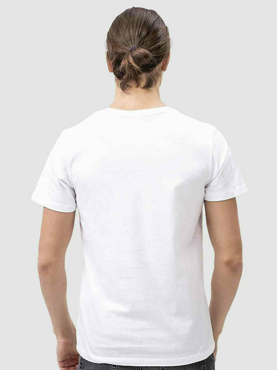 Jack & Jones Ανδρικό T-shirt Λευκό με Στάμπα