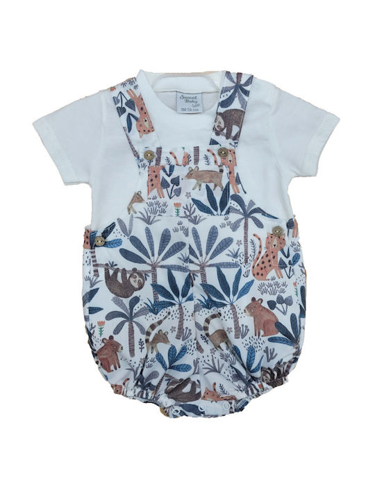 Sweet Baby Baby Bodysuit Set Sleeveless with Pants Multicolour