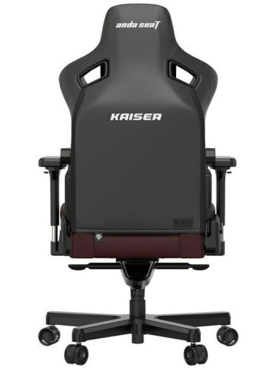 Anda Seat Kaiser 3 XL Καρέκλα Gaming Δερματίνης με Ρυθμιζόμενα Μπράτσα Maroon