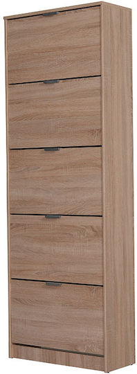 Ξύλινη Hugo 25 με 5 Ράφια Sonoma 67x28x191.5cm 11008543 Ξύλινη Hugo 25 με 5 Ράφια Sonoma 67x28x191.5cm 11008543
