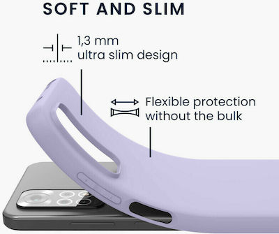 KWmobile Silicone Back Cover Lavender (Redmi Note 11 / 11S 4G)