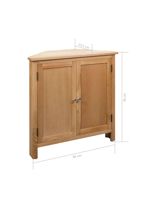 Dulap de Colț pardoseală Stejar 33.5x80x78buc