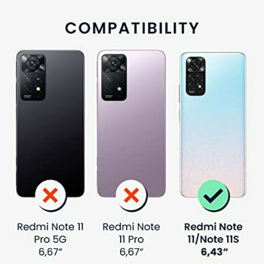 KWmobile Back Cover Silicone Mint Green Matte (Redmi Note 11 / 11S 4G)