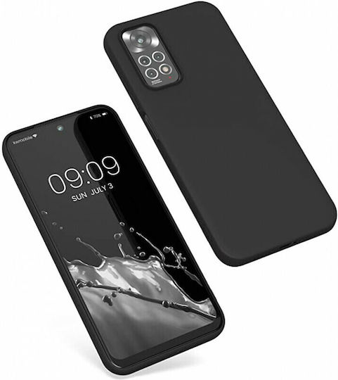 KWmobile Back Cover Silicone Black Matte (Redmi Note 11 / 11S 4G)