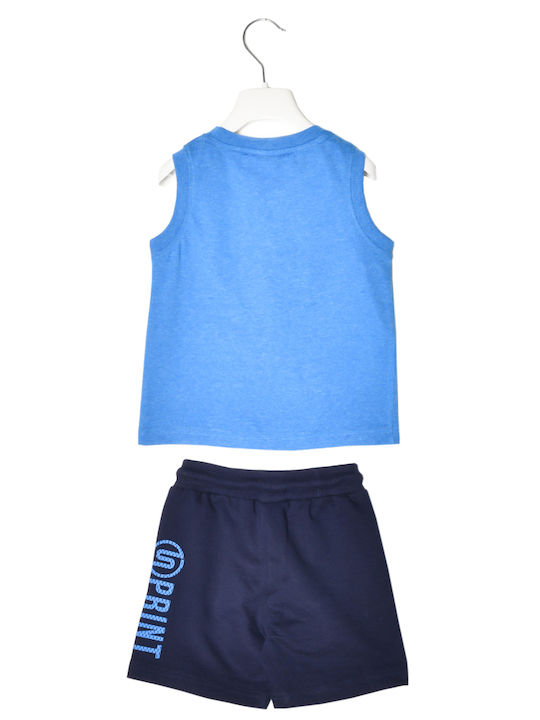 Sprint Kids Set with Shorts Summer 2pcs Blue