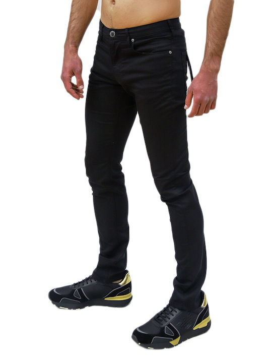 Trousers in Slim Fit Black