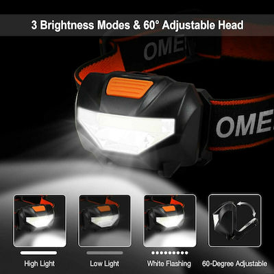 Electra Headlamp LED Waterproof IPX4 with Maximum Brightness 150lm