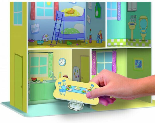 Lisciani Giochi Παιχνίδι Κατασκευών Χάρτινο Peppa Pig House 3D για Παιδιά 3+ Ετών