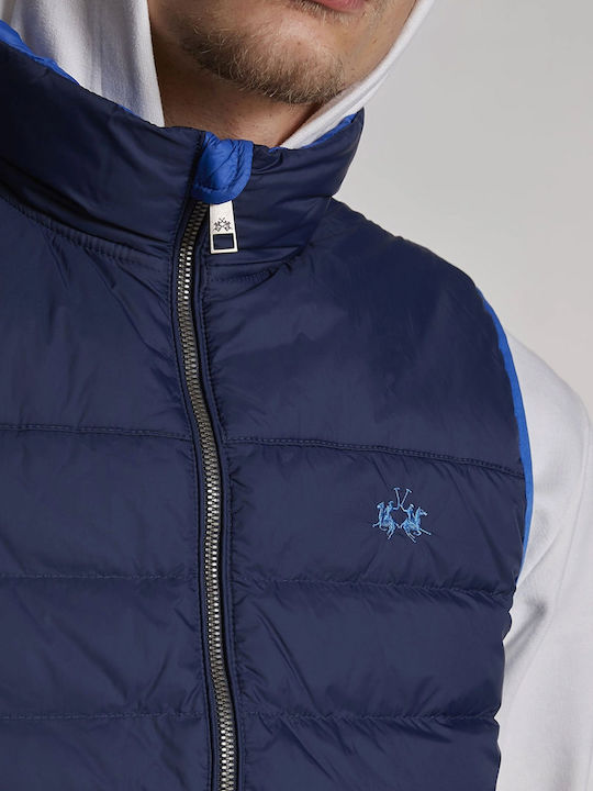 La Martina Αμάνικο Μπουφάν της σειράς Gilet - TMO001 PA012 07017 Navy