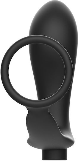 Addicted Toys Addicted Toys Vibrant Inel Cock Silicon cu Ineluri pentru penis Black