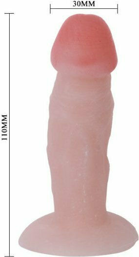Baile The Little Penis Butt Plug Πρωκτικό Dildo Flesh 11cm